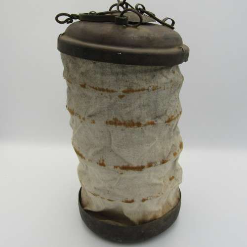 Antique foldable candle holder lantern - rarely seen