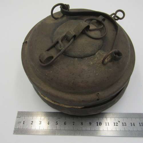 Antique foldable candle holder lantern - rarely seen