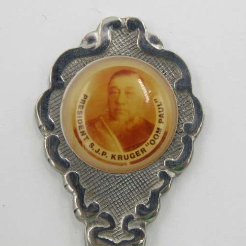Lot of 3 Paul Kruger souvenir spoons