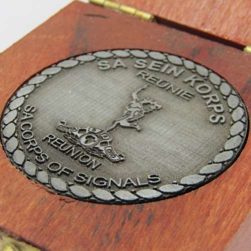 2018 SA Corps of signals reunion medallion in case