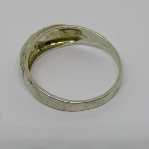 Vintage Sterling silver ring - weighs 2,4g - size S 1/2