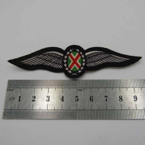 SA Air Force commando pilot wings - printed cloth