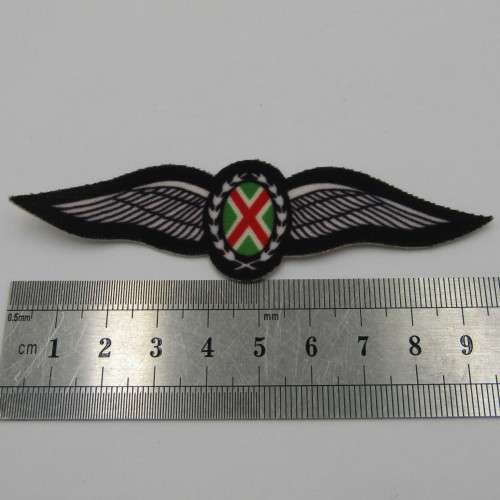 SA Air Force commando pilot wings - printed cloth