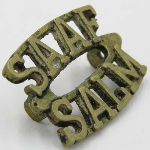 WW2 SA Air Force shoulder title - sand casting