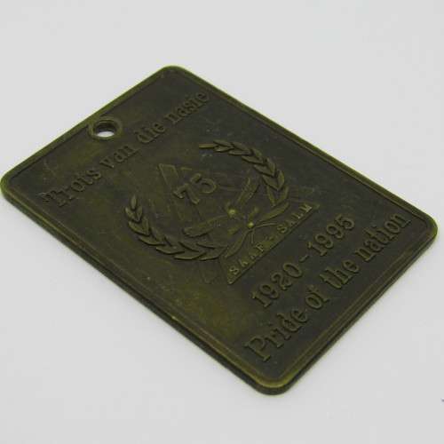 SA Air Force 75 Years Pride of the Nation plaque