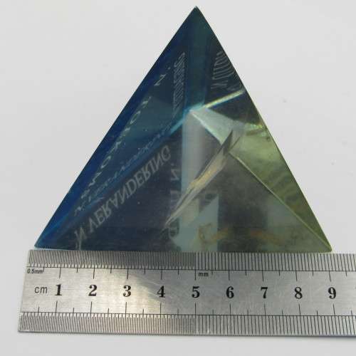 Vintage SA Air Force pyramid paperweight