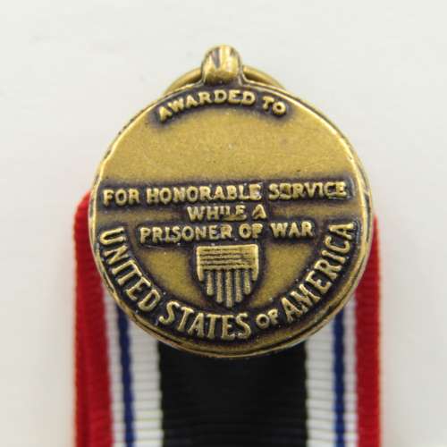 US Army Prisoner of War honorable service miniature medal