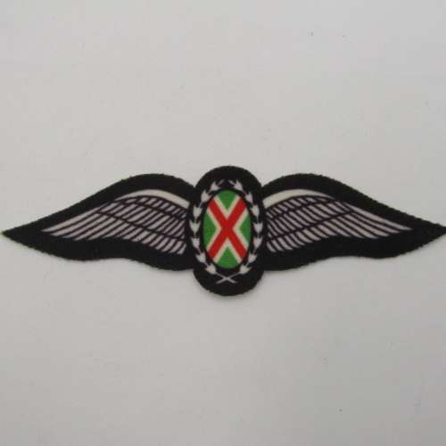 SA Air Force commando pilot wings - printed cloth
