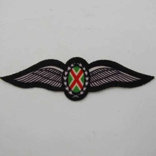 SA Air Force commando pilot wings - printed cloth