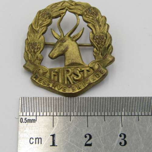 SA First Reserve Brigade sweetheart pin badge