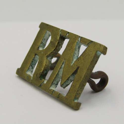 Pair of Royal Marines shoulder titles