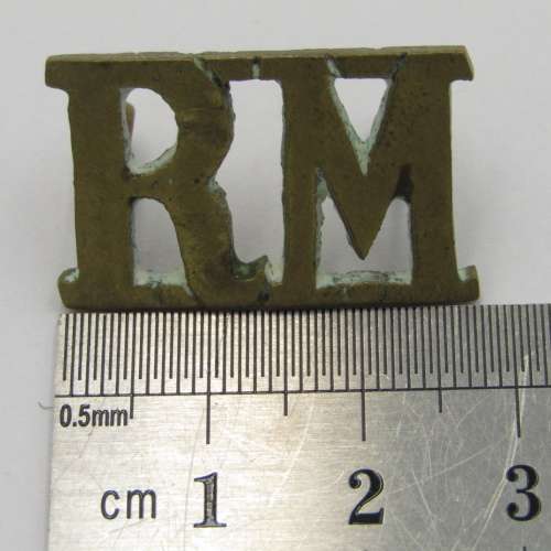Pair of Royal Marines shoulder titles
