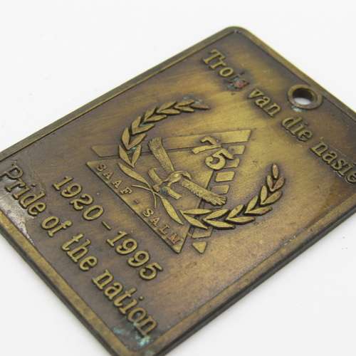 SA Air Force 75 Years Pride of the Nation plaque