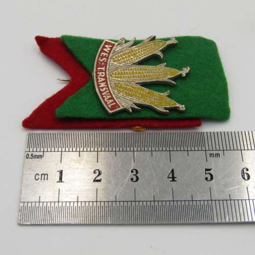 Wes Transvaal Rugby pin badge