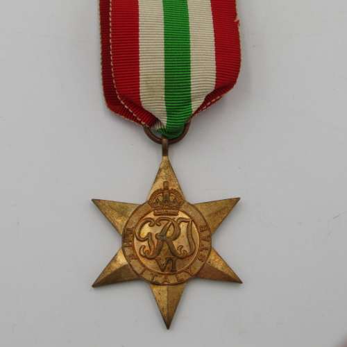 WW2 The Italy Star medal - unnamed version