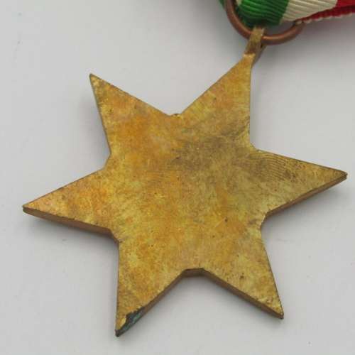 WW2 The Italy Star medal - unnamed version