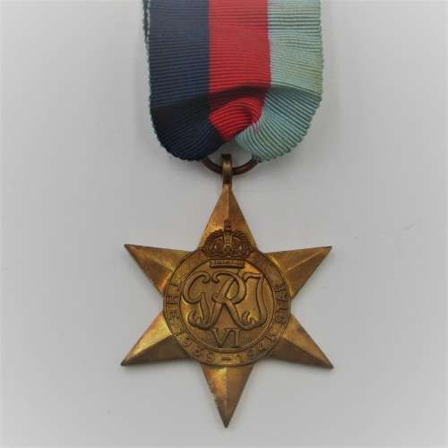 WW2 The 1939-1945 Star medal - unnamed version