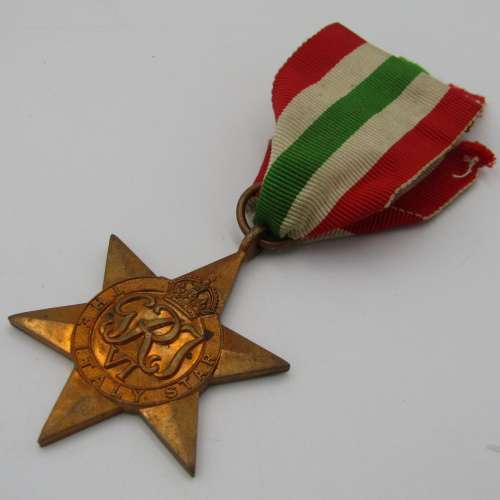 WW2 The Italy Star medal - unnamed version