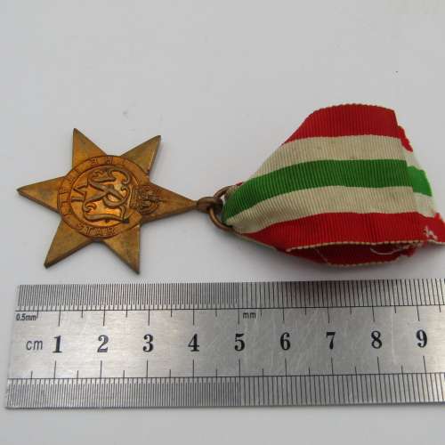 WW2 The Italy Star medal - unnamed version