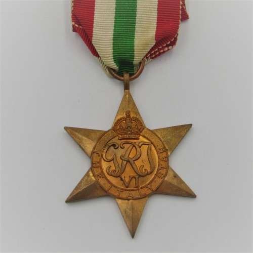 WW2 The Italy Star medal - unnamed version