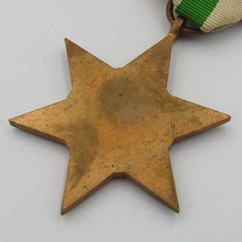 WW2 The Italy Star medal - unnamed version