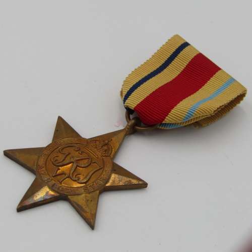 WW2 The Africa Star medal - unnamed version