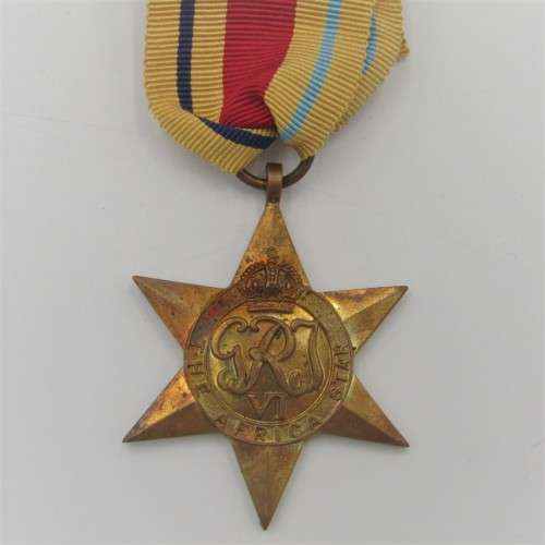 WW2 The Africa Star medal - unnamed version