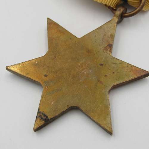 WW2 The Africa Star medal - unnamed version