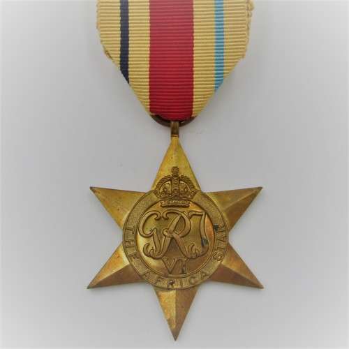 WW2 The Africa Star medal - unnamed version