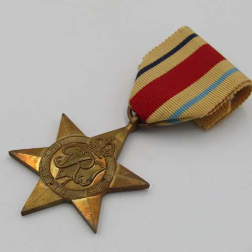 WW2 The Africa Star medal - unnamed version
