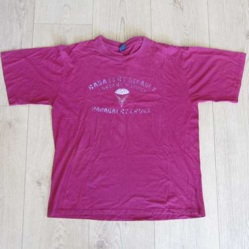 SA Army 1 Parachute battalion Badass by Default veteran t-shirt