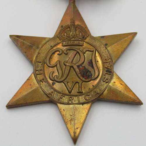 WW2 The Africa Star medal - unnamed version