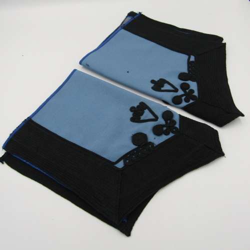 Pair of SA Air Force Mess dress tunic cuffs insignia