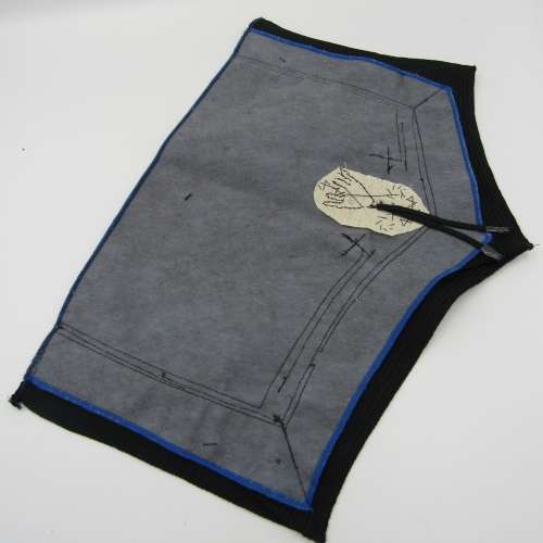 Pair of SA Air Force Mess dress tunic cuffs insignia