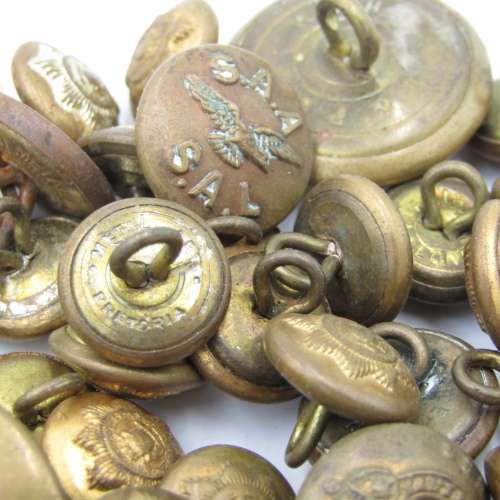Large lot of Military and police buttons - some scarce ones