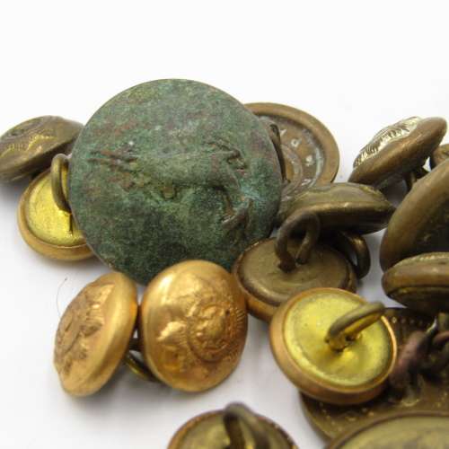 Large lot of Military and police buttons - some scarce ones
