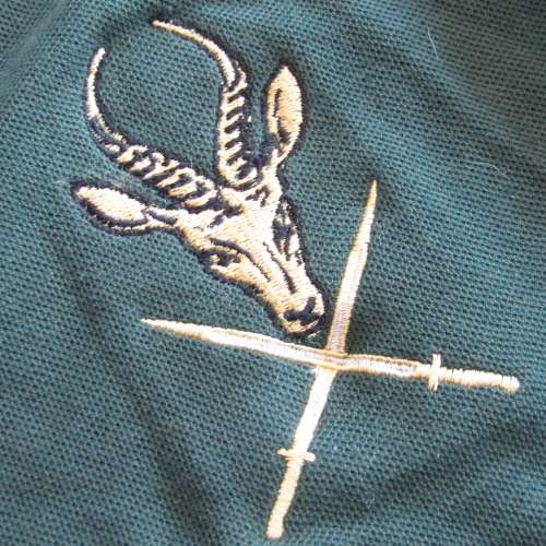 SA Army Infantry school Veterans golf shirt
