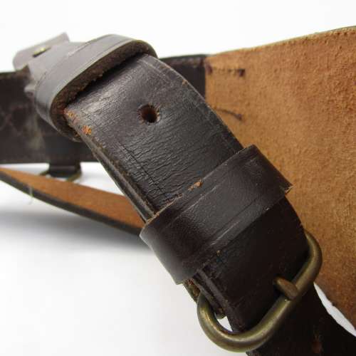 Vintage Sam Browne leather belt