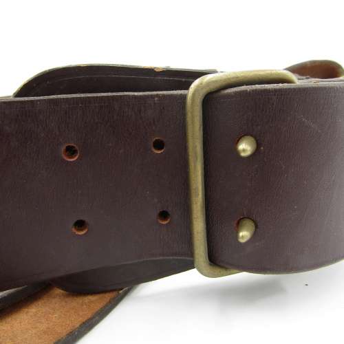 Vintage Sam Browne leather belt