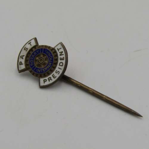 Lot of Rotary International items that belonged to Peter J Fletcher - including some silver pins