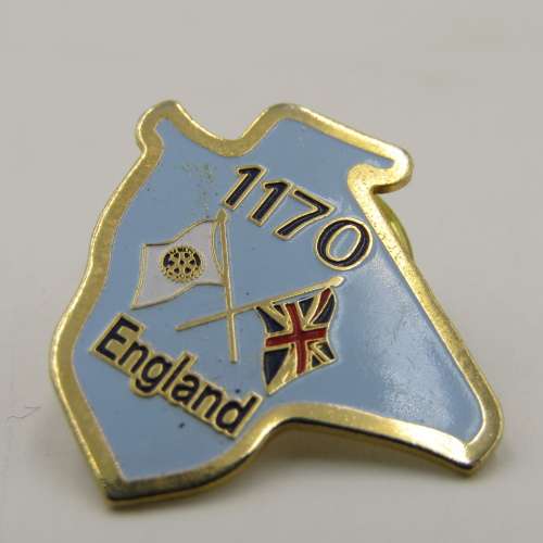 Lot of Rotary International items that belonged to Peter J Fletcher - including some silver pins