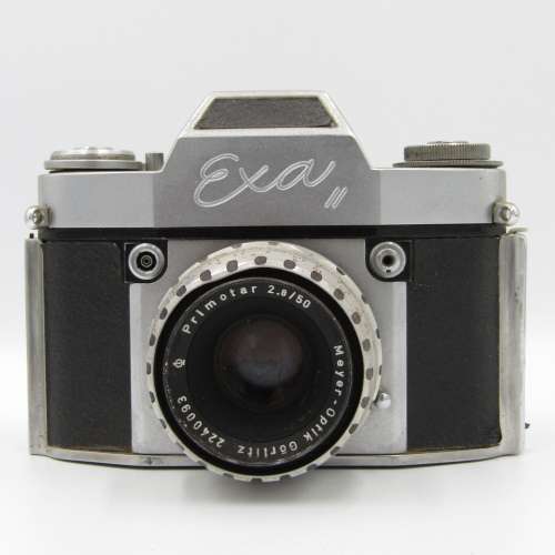 Ihagee Exa 2 SLR camera in leather case - needs cleaning & service