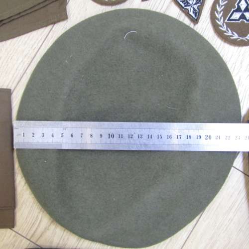 Collection of South West African Territorial Forces rank badges , marksman badges and beret and ties