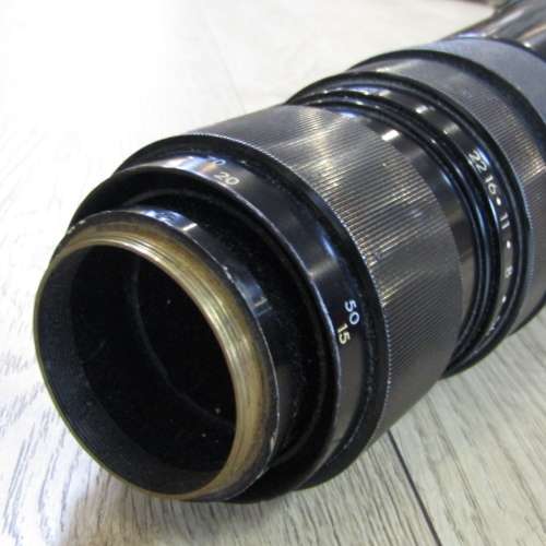 Vintage Pentax Asahi Takumar 1:45 / 500 mm lens in case - some fog in lens