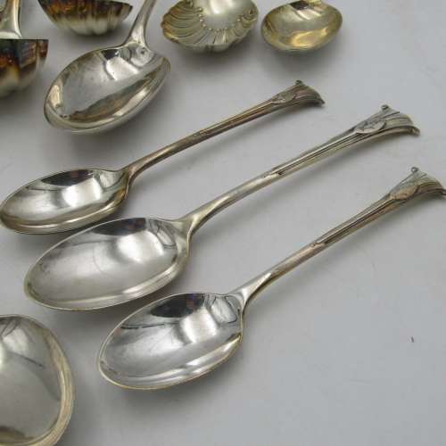 Mappin & Webb antique Spoon fork and serving set