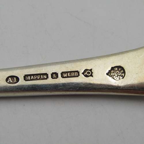 Mappin & Webb antique Spoon fork and serving set
