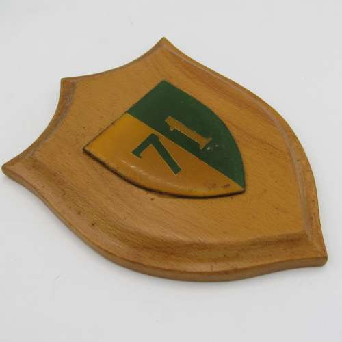 SADF 71 Motorized Brigade HQ shoulder flash plaque