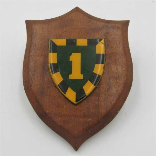 SADF 1 SA Infantry Shoulder flash plaque - small chip