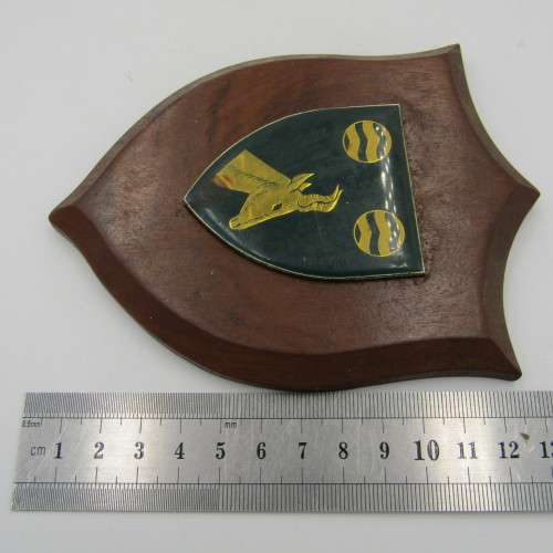 SADF Hartbeesfontein commando shoulder flash plaque