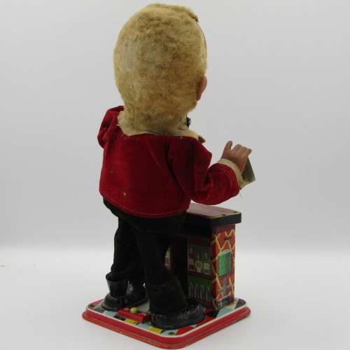 Vintage Rosko Bartender battery operated mechanical tin toy